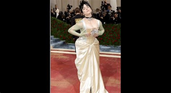 A tight corset barely contained Billie Eilish’s ample look at the Met Gala