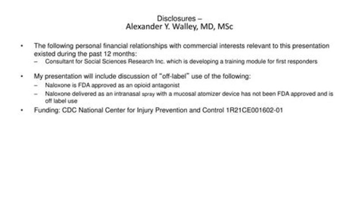 Dr. Alexander Walley, MD – Boston, MA