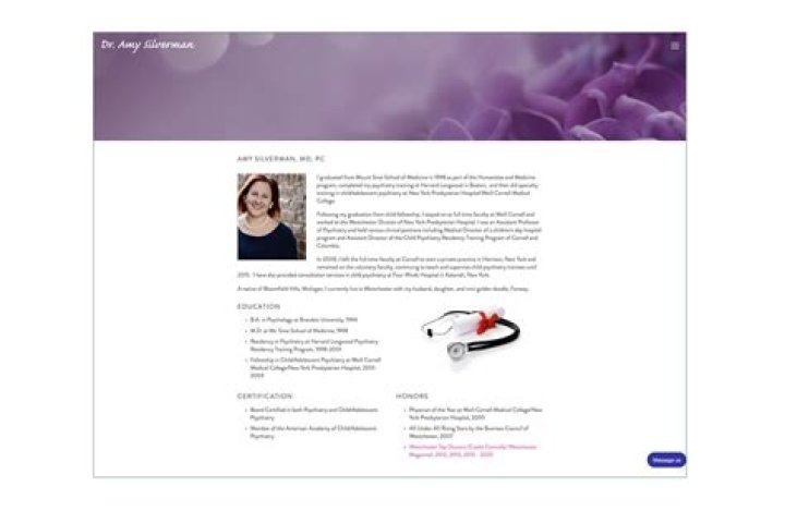 Dr. Amy (Simon) Silverman, MD – Harrison, NY