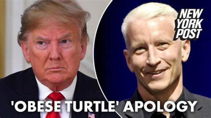 Anderson Cooper Says Sorry After Calling Trump An ‘Obese Turtle’