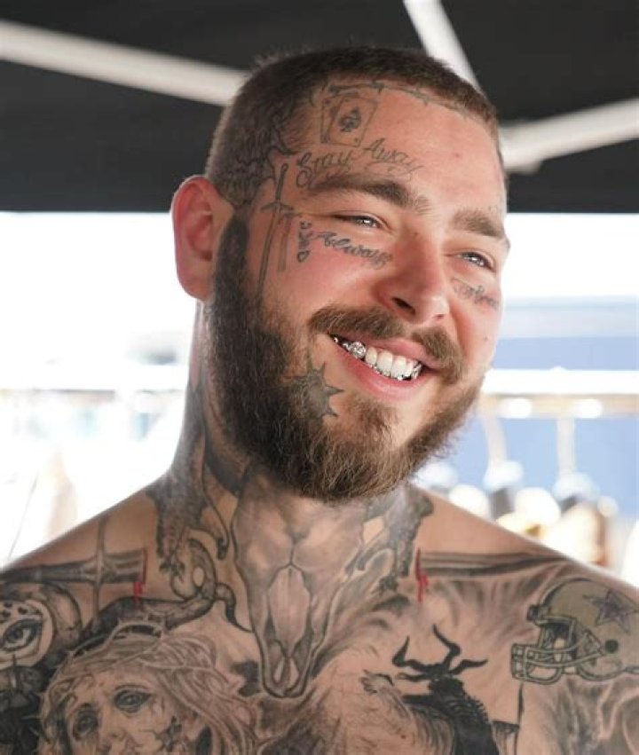 Are Post Malone's face tattoos real? Does post Malone regret face tattoos?