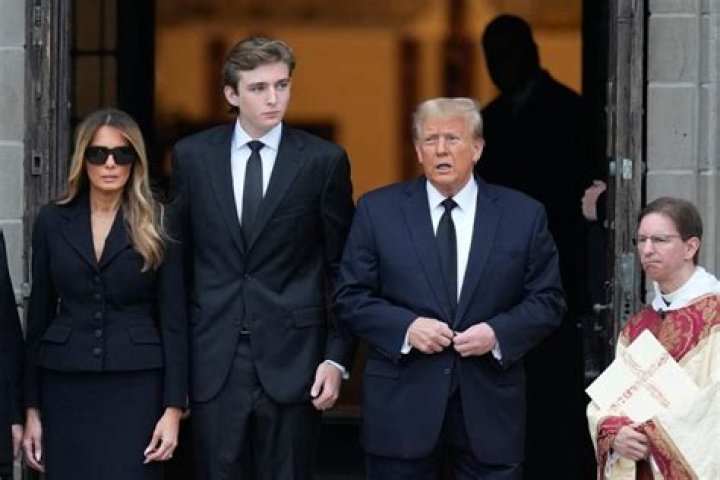 Barron Trump, Thirteen, Towers Over His Parents Donald And Melania Trump And The Internet Is Shook