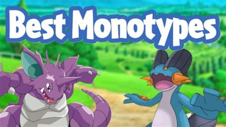 Best incredibly powerful monotype Pokémon of each type