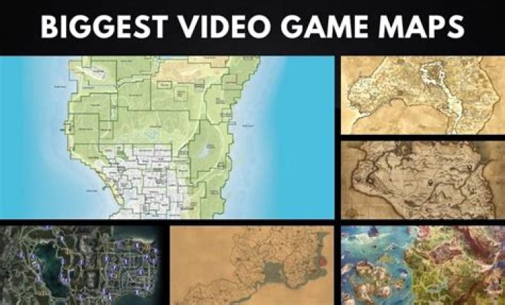 The 10 biggest video game maps ever made, ranked
