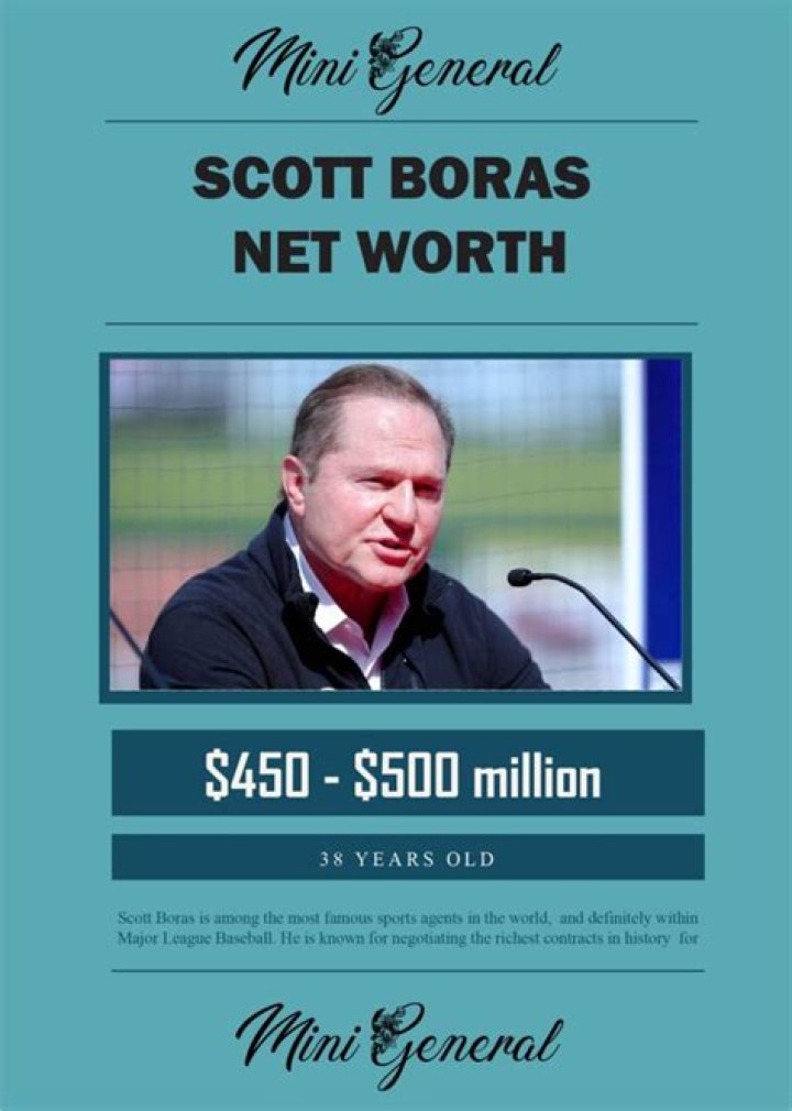 Biography Who is Scott Boras Wife?