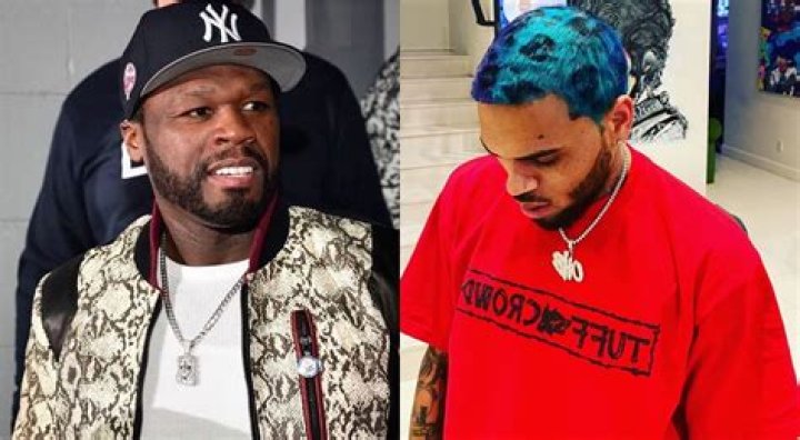 Chris Brown – Here’s How He Reacted To 50 Cent Mocking His Colorful Hair!