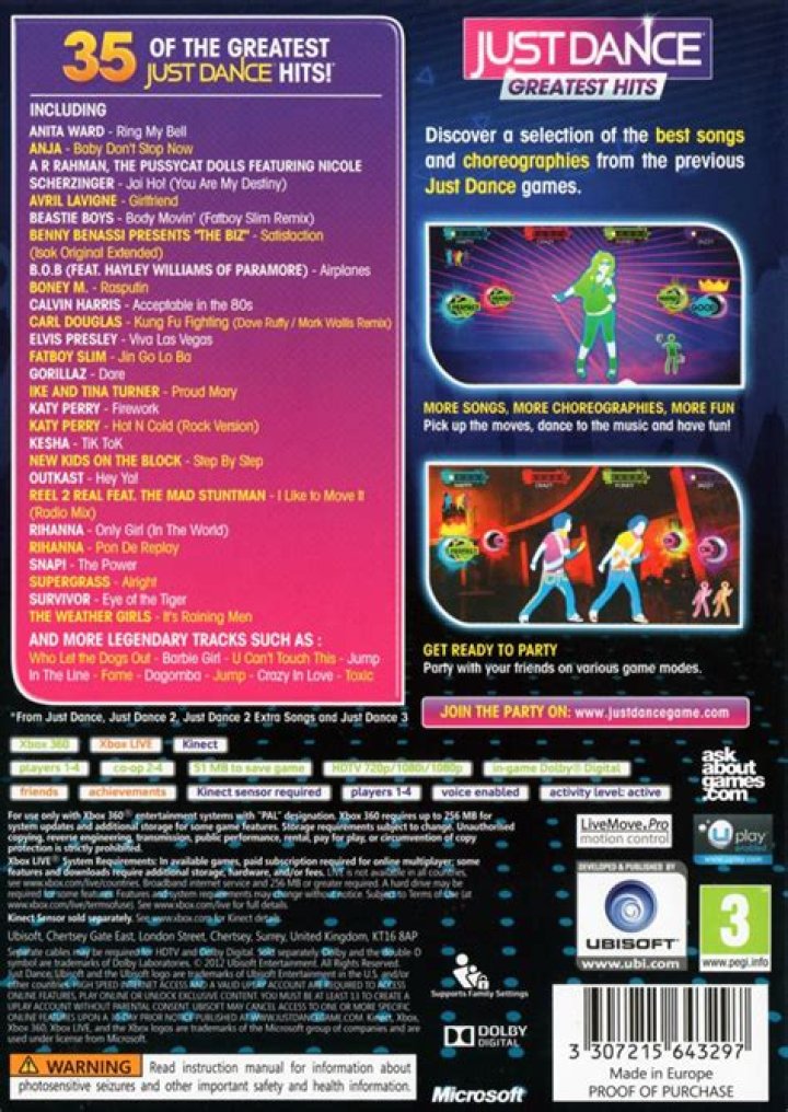 Just Dance Greatest Hits Announced For Wii And Kinect