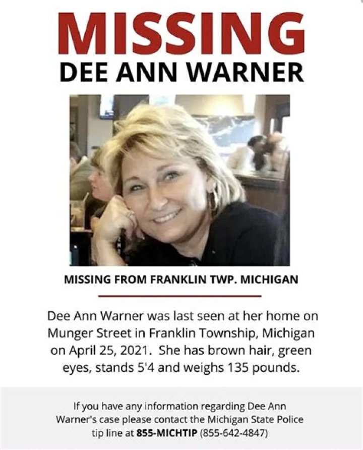Dee Ann Warner Missing Update 2023: Husband Dale Warner Arrested And Charged