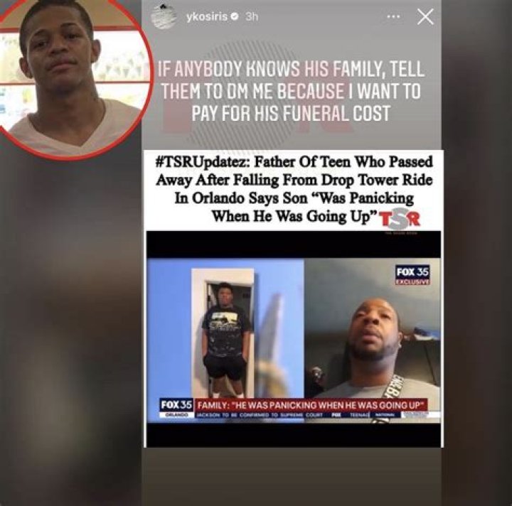 Did YK Osiris pay for TYRE funeral?