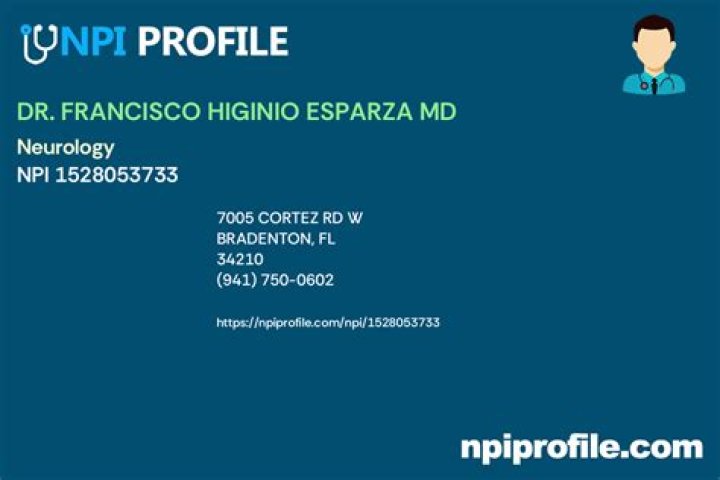 Dr. Francisco Esparza, MD – Bradenton, FL