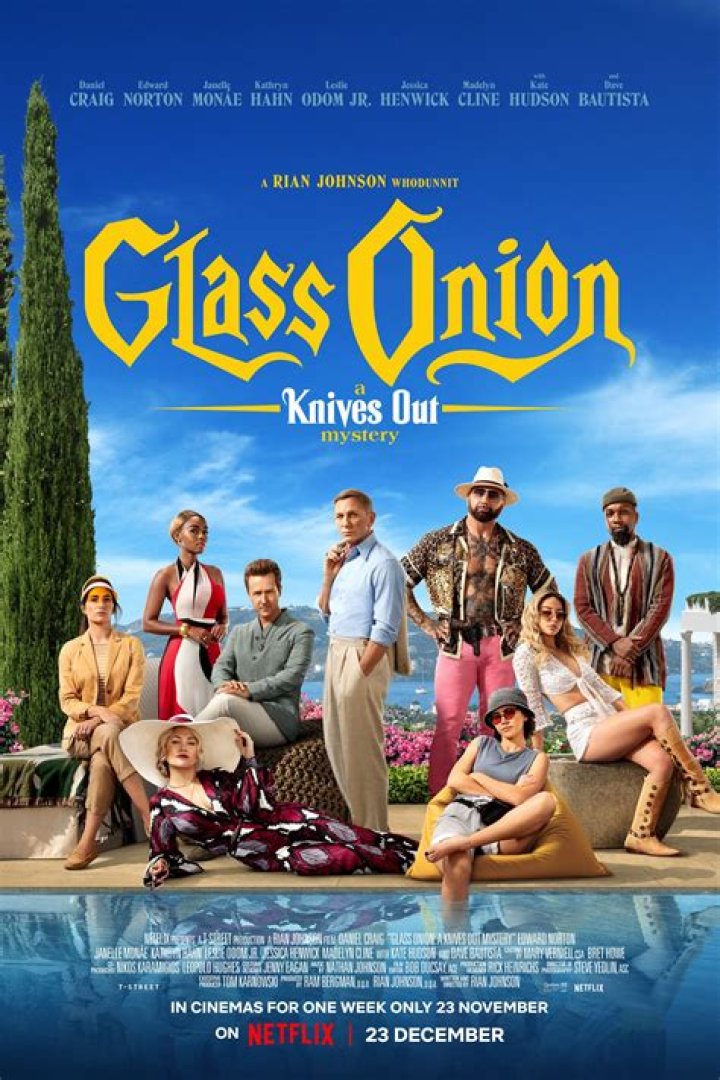 
Glass Onion: A Knives Out Mystery becomes the most-streamed film in one week 