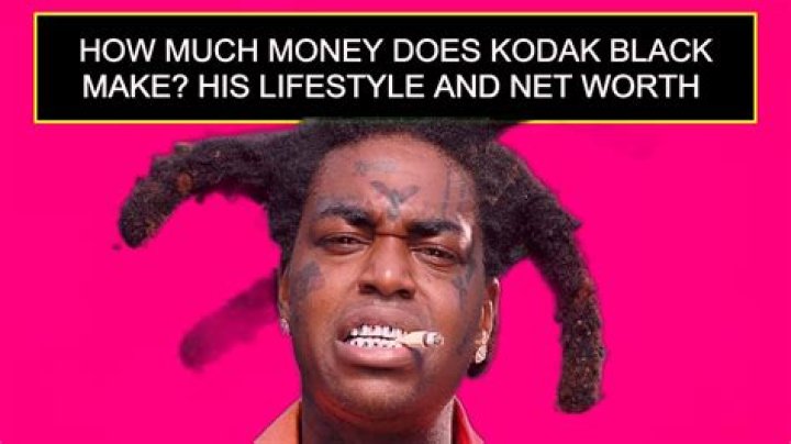 
How Much Money Does Kodak Black Make? Latest Income Salary
