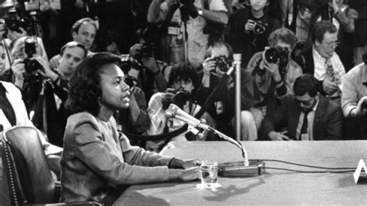 How old was Anita Hill when she testified? How old was Anita Hill when she was sexually harassed?