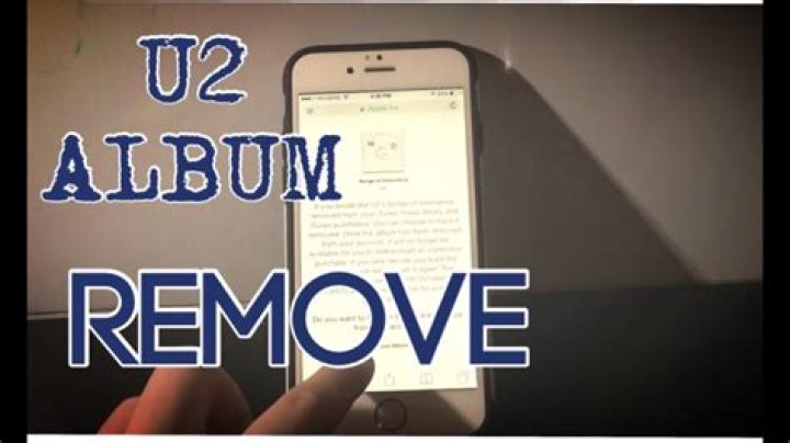 How to delete u2 album