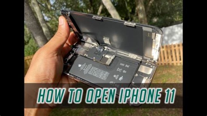 How to open iphone 6