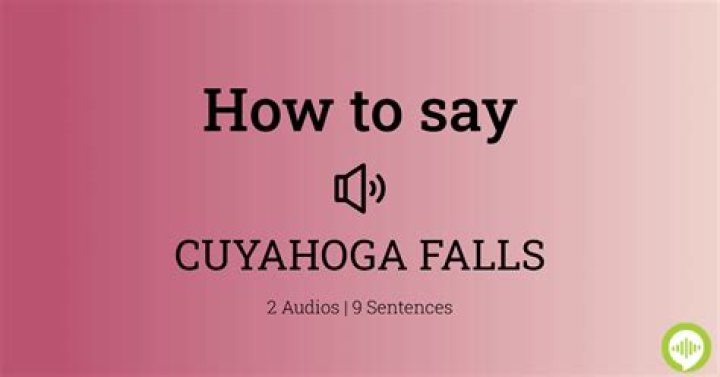 How to pronounce cuyahoga