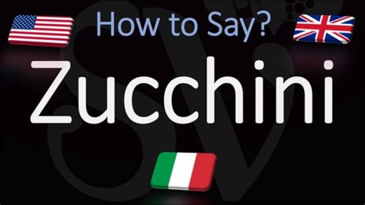 How to pronounce zucchini