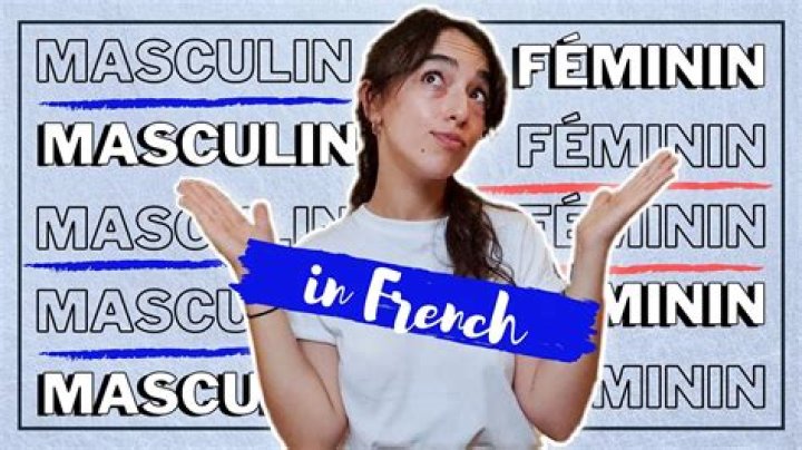 Is peach masculine or feminine in french
