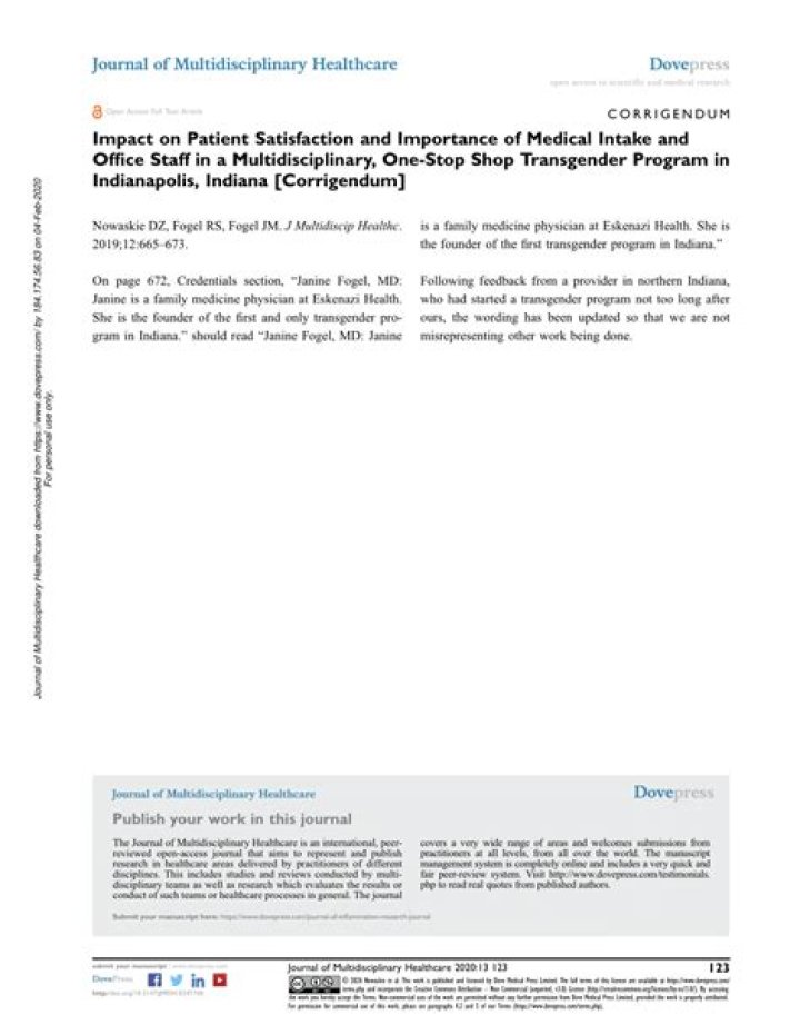 Dr. Janine Fogel, MD – Indianapolis, IN