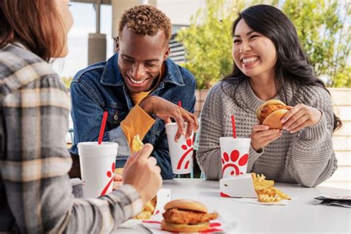 Kanye West And Steve Harvey Meet At Chick-Fil-A Along With Its Owners