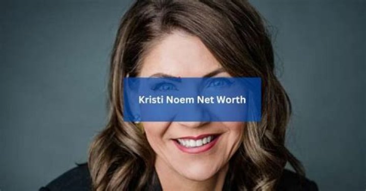 Kristi Noem salary and net worth