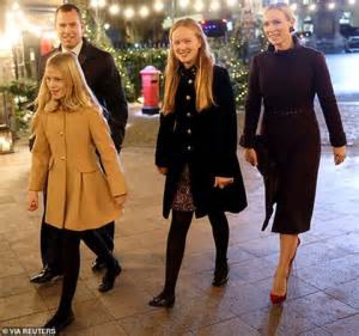 Zara Tindall, Peter Phillips, Felicity Tonkin, Stephanie Phillips