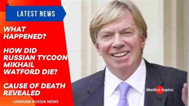 Mikhail Watford cause of death, wife, children, net worth