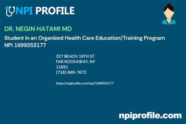 Dr. Negin Hatami, MD – Far Rockaway, NY