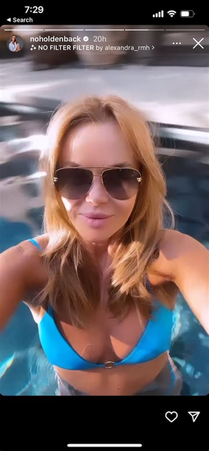 Amanda Holden in Bathing Suit Shares a Special Selfie — Celebwell