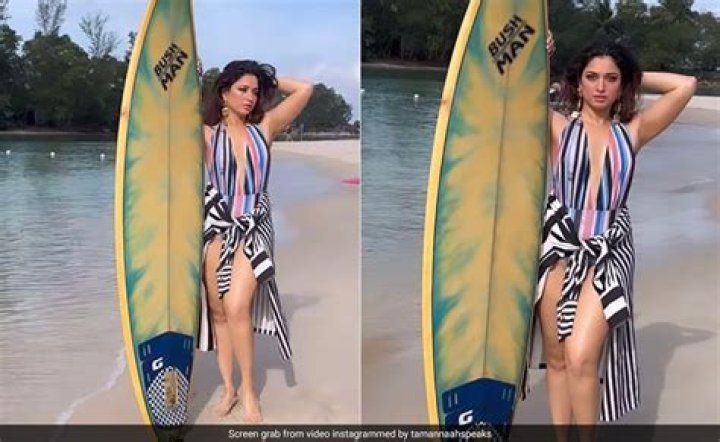 Tamannaah in Bathing Suit is "Pampered" in Maldives — Celebwell
