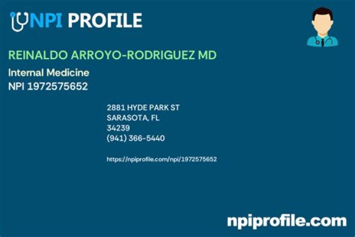 Dr. Reinaldo Arroyo-Rodriguez, MD – Sarasota, FL