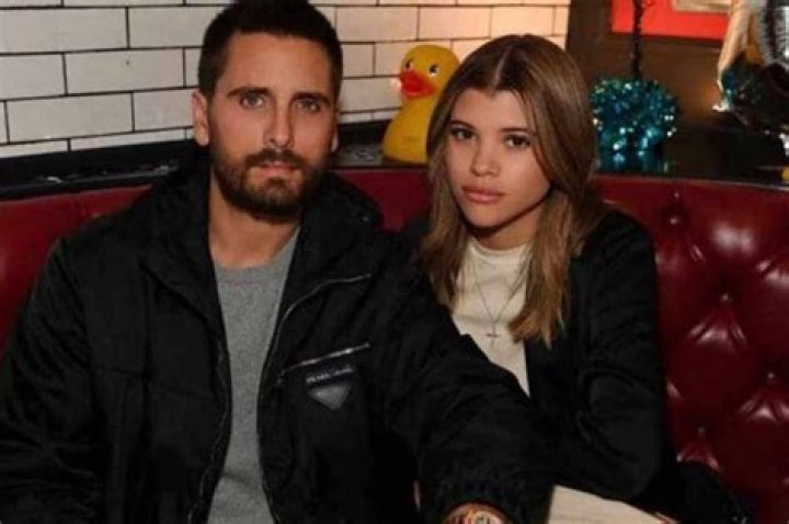 Sofia Richie Dazzles In Baby Blue Dress