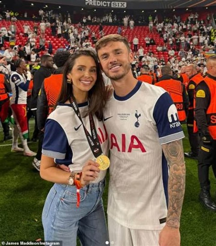 Tottenham Star James Maddison's Girlfriend Kennedy Alexa Shares Swimsuit Photos