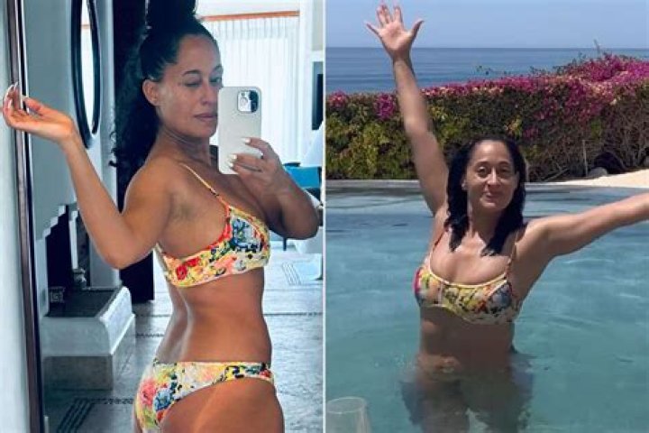 Tracee Ellis Ross in Bathing Suit Enjoys Some "Water Baby" — Celebwell