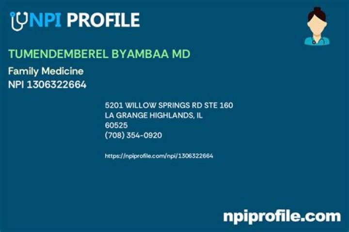 Dr. Tumendemberel Byambaa, MD – Pontiac, MI