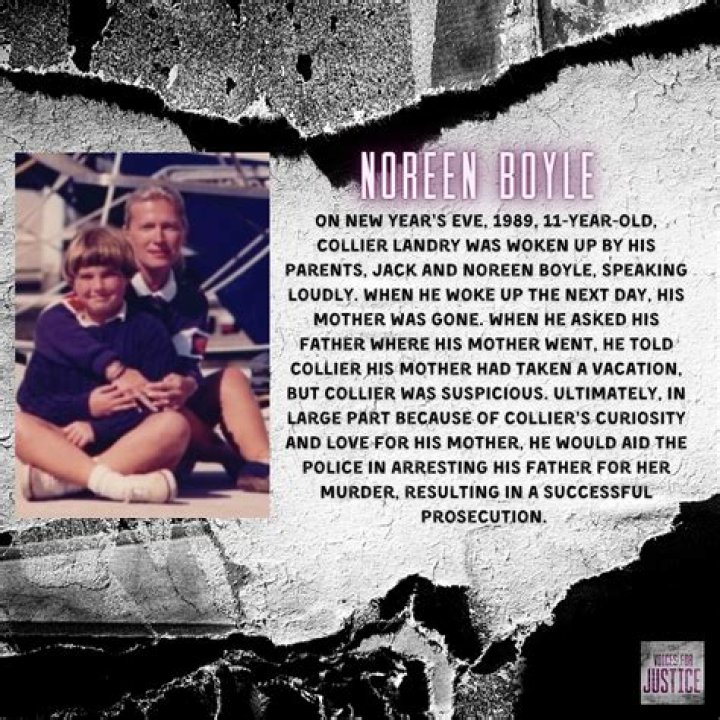 What Did Collier Landry Father John Boyle Do To His Mother Noreen Boyle?