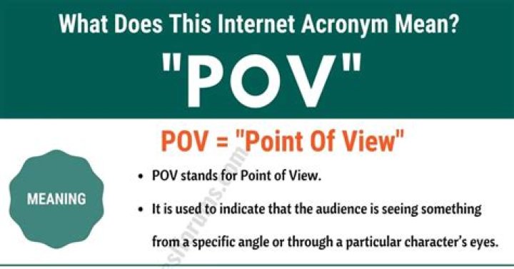 What Does POV Mean on Tik Tok? POV Meaning in Text Explained and Notifications