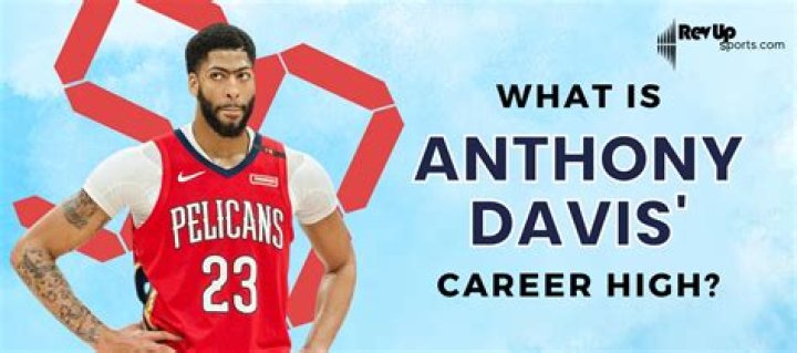 What is Anthony Davis career high?