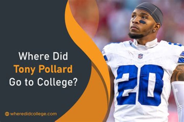 Where did Tony Pollard go to college? Did Tony Pollard play college football?