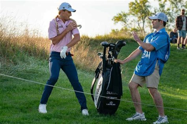 Who Caddies For Will Zalatoris? Ryan Goble Happy Gilmore Caddy Comparison