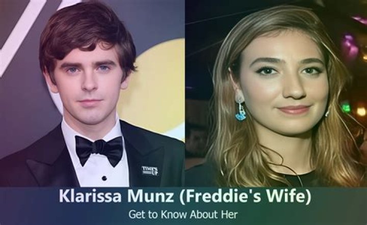 Who Is Klarissa Munz? Freddie Highmore Wife – Age Wiki & Instagram Revealed