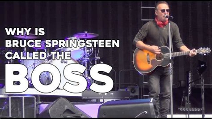 Why is Springsteen called the boss?