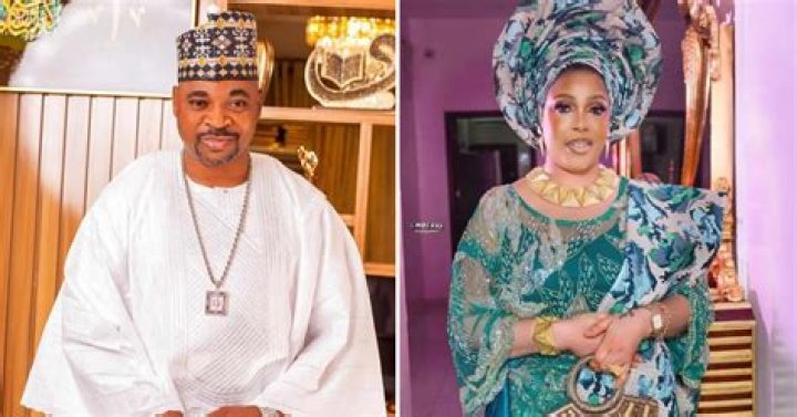 
“You’re The Most Amazing Person” Esther Ajayi Showers Praises On MC Oluomo As He Wins Heart In Her Church 